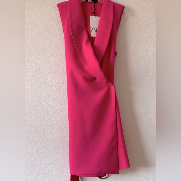Merry Christmas 🎄🧑‍🎄New collection is ZARA pink dress with belt so stylish 💥😍 - Picture 12 of 14